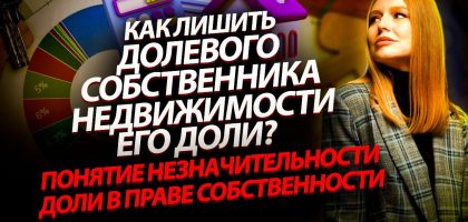 Сколько составляет незначительная доля в доме?